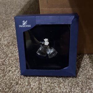 Swarovski Silver Crystal Bell - wedding